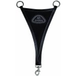 Acavallo Martingalová vidlice z telecí kůže se středovou výplní černá – Zboží Dáma