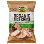 Rice Up Rýžové chipsy Bio chia semínka a quinoa 25 g – Zbozi.Blesk.cz