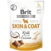 Pamlsek pro psa Brit care dog funkční snack skin&coat krill pamlsek pro psy na kůži a srst 150 g