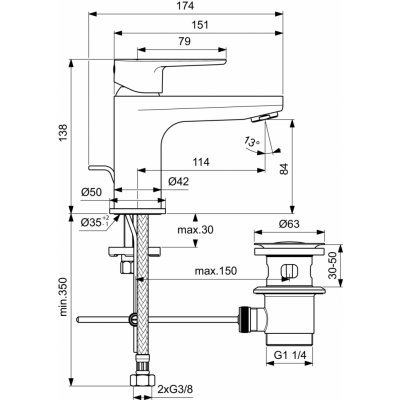 Ideal Standard Cerafine BC698AA – Hledejceny.cz