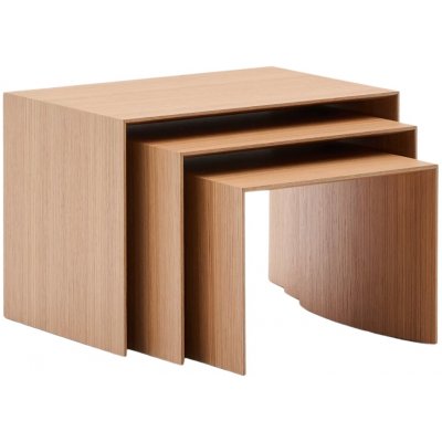 Kave Home Litto dub 3 ks – Zboží Dáma