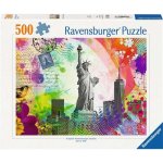 RAVENSBURGER Pohlednice z New Yorku 500 dílků – Zboží Dáma