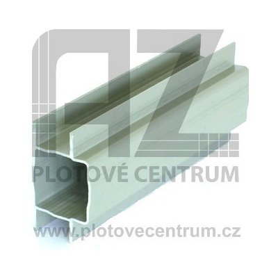 Stabilizační držák pro podhrabové desky se zámkem | plastový | pro sloupek profilu 60 × 60 mm – Zboží Mobilmania