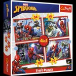 TREFL Hrdinný Spiderman 4v1 35,48,54,70 dílků – Zboží Mobilmania