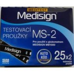 Meditest Medisign proužky testovací MS-2 50 ks – Zboží Dáma