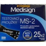 Meditest Medisign proužky testovací MS-2 50 ks – Hledejceny.cz