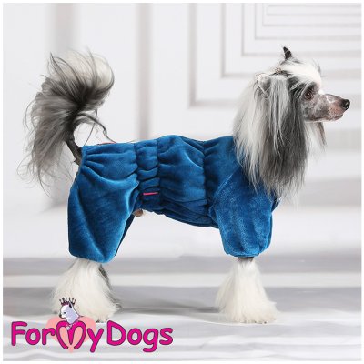 FOR MY DOGS Plyšový overal NIGHT BLUE – Zboží Mobilmania