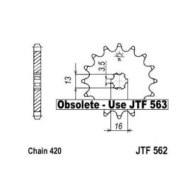 JT Sprockets JTF 562-9