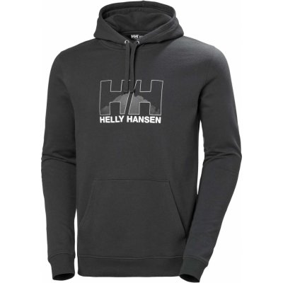 HELLY HANSEN NORD GRAPHIC PULL OVER HOODIE 62975_981 Černá