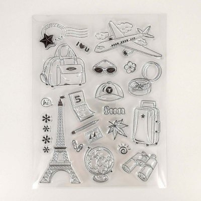 SMT Creatoys Cestování Paříž silikonová gelová razítka – Sleviste.cz