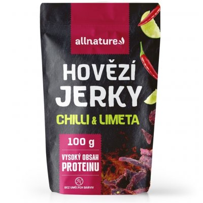 Allnature Beef Chilli & Lime Jerky 100 g – Hledejceny.cz