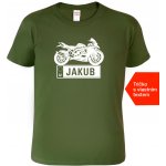 HobbyDárky tričko Zavodní motorka SPZ Military – Hledejceny.cz