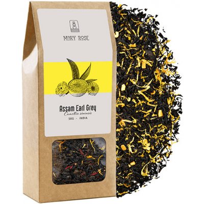 Mary Rose Assam Earl Grey Black Tea 50 g