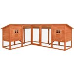 vidaXL h9799.170872 nědá 250 x 192 x 105 cm masivní jedlové dřevo – Zboží Dáma