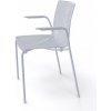 Jídelní židle Gaber Fuller B s područkami barva plastu žlutá 02 / šedá 14