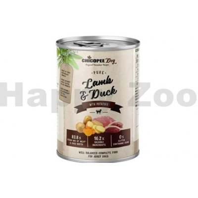 Chicopee Dog Pure Lamb & Duck 400 g – Zboží Mobilmania