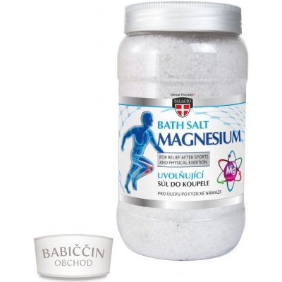 Palacio sůl do koupele Magnesium uvolňující 1200 g