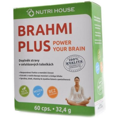 Nutrihouse Brahmi Plus 60 kapslí – Hledejceny.cz