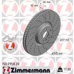Brzdový kotouč ZIMMERMANN 150.2958.20