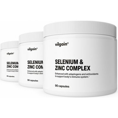 Vilgain Selen & zinek komplex 3× 90 kapslí – Hledejceny.cz
