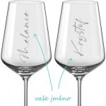 Personalizované sklenice na víno Calligraphy 2 ks – Hledejceny.cz