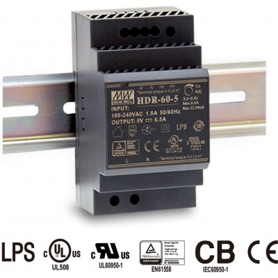 Mean Well HDR-60-12 – Zboží Dáma