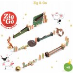 Djeco Dřevěná dráha Zig Go 48 ks – Zboží Dáma