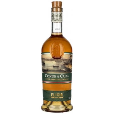 Conde de Cuba Elixir Artesanal Cubano 32% 0,7 l (holá láhev) – Zbozi.Blesk.cz