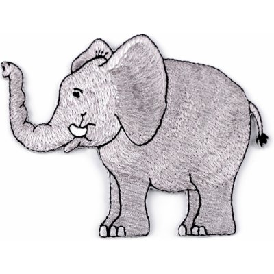 Prima-obchod Nažehlovačka zvířata, barva 8 šedá světlá slon – Zboží Dáma