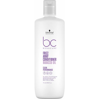 Schwarzkopf Professional BC Bonacure Frizz Away conditioner uhlazující kondicionér pro nepoddajné a krepaté vlasy 1000 ml – Zbozi.Blesk.cz