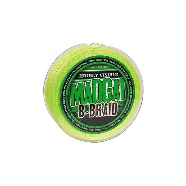 Rybářské lanko MADCat G2 šňůra 270m 0,60mm 61,2kg Green