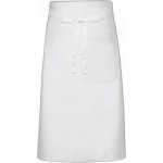 Link Kitchen Wear Kuchařská zástěra s kapsou keprová, praní na 60 °C Bílá, 70 x 120 cm X1000T – Hledejceny.cz