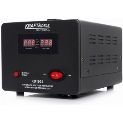 Stabilizátor napětí, AVR, 1000VA, 230V, Kraft & Dele | KD1931 | Zboží Auto