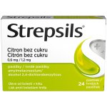 STREPSILS CITRON BEZ CUKRU ORM 0,6MG/1,2MG PAS 24 – Hledejceny.cz