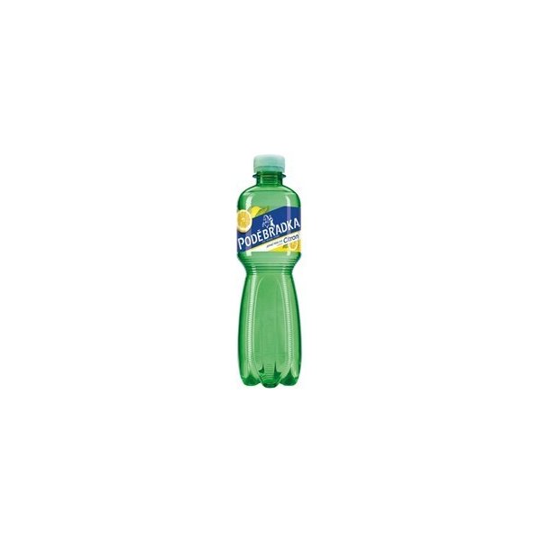 Voda Poděbradka citron 12 x 500 ml