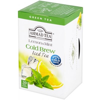 Ahmad Tea Ledový čaj English Tea Green Lemon and Mint 20 x 2 g – Zbozi.Blesk.cz