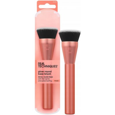 Real Techniques Face Glow Round Base Brush kosmetický štětec na podkladovou bázi korálová – Hledejceny.cz