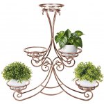 Versanis stojan na květiny 200 115 cm Měděný patina – Hledejceny.cz