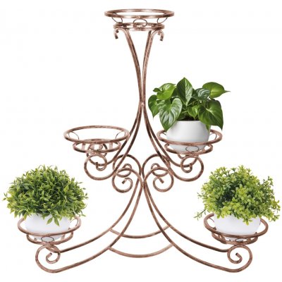 Versanis stojan na květiny 200 115 cm Měděný patina – Hledejceny.cz