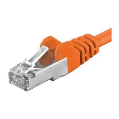 Premiumcord sp6asftp005E Patch, CAT6a S-FTP, RJ45-RJ45, AWG 26/7, 0,5m, oranžový – Sleviste.cz