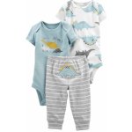 Carter's Set 3dílný body kr. rukáv 2 ks tepláky Blue Dino kluk LBB – Zboží Dáma