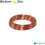 Měděný drát Φ0,8mm 20m – Hledejceny.cz
