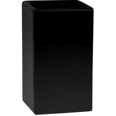 Spirella kelímek na kartáčky QUADRO matně černý 10_20481 – Zboží Dáma