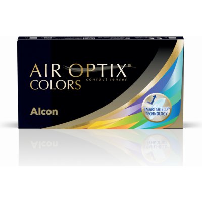 Alcon Air Optix colors Sterling Grey barevné měsíční nedioptrické 2 čočky – Hledejceny.cz