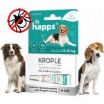 HAPPS Bylinné kapky proti blechám a klíšťatům pro střední psy 10-20 kg – Zboží Dáma
