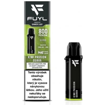 Dinner Lady Fuyl Pod Kiwi Passion Guava 15 mg – Zboží Dáma
