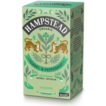 Hampstead Tea London BIO fenyklový čaj s mátou bio 20 ks