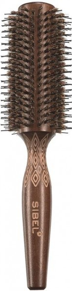 Sibel Decopro kulatý dřevěný kartáč na vlasy s kančími a nylonovými  štětinami 30 mm (8470082) od 307 Kč - Heureka.cz