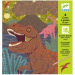 Vyškrabávací obrázky dinosauři – Zboží Mobilmania