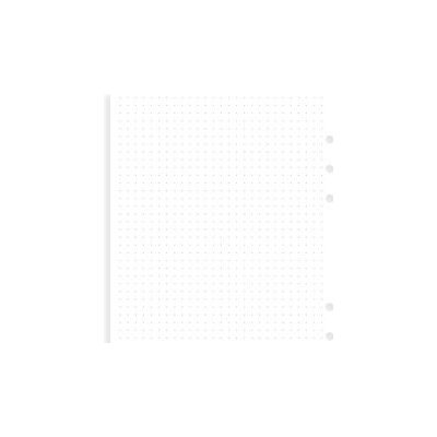 Filofax náplň A5, papír bílý tečkovaný – Zboží Dáma